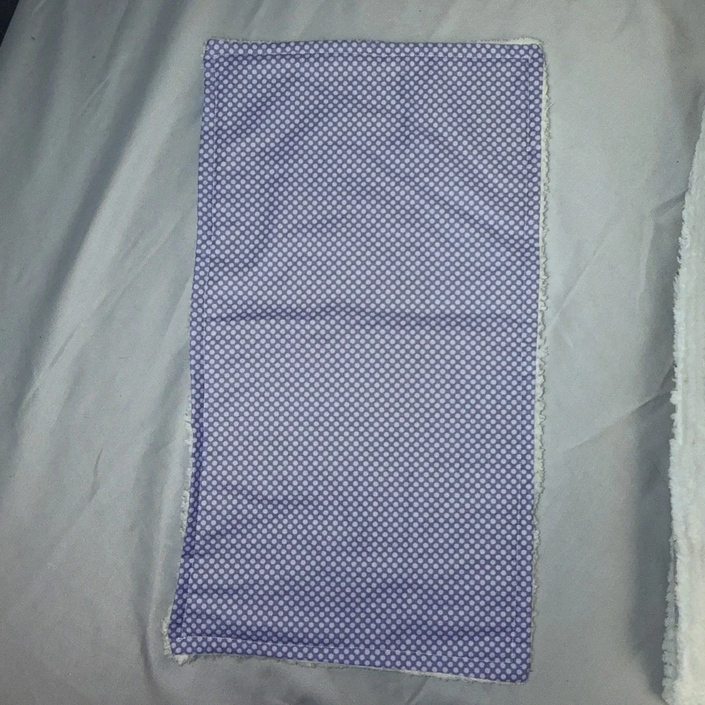 Handcrafted Baby Burp Cloths Cotton & Organic  Chenille Setof 3 Super Absorbent